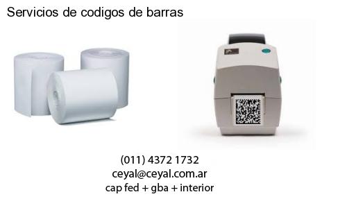 Servicios de codigos de barras