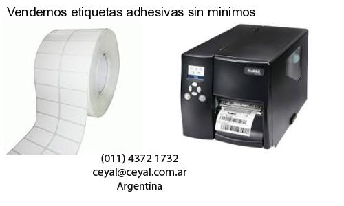 Vendemos etiquetas adhesivas sin minimos