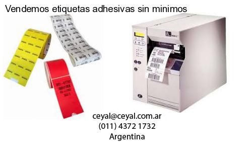 Vendemos etiquetas adhesivas sin minimos