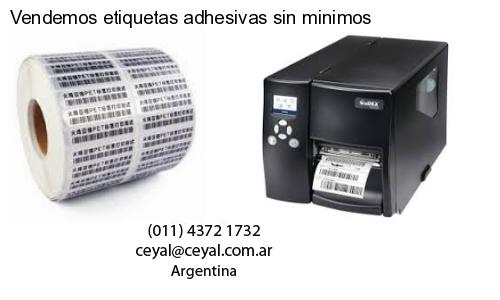 Vendemos etiquetas adhesivas sin minimos