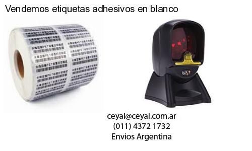 Vendemos etiquetas adhesivos en blanco