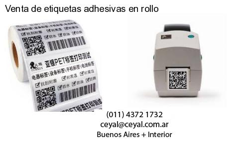 Venta de etiquetas adhesivas en rollo