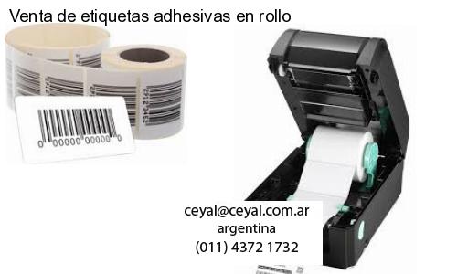 Venta de etiquetas adhesivas en rollo