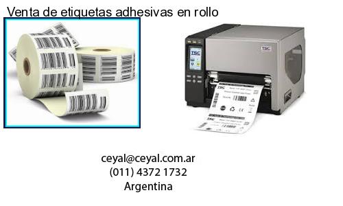 Venta de etiquetas adhesivas en rollo