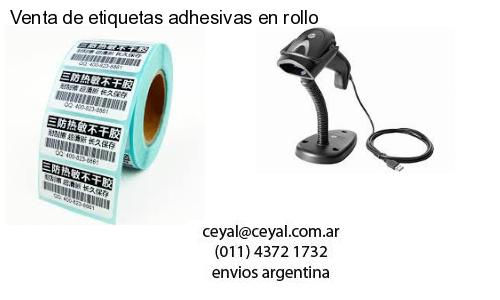 Venta de etiquetas adhesivas en rollo