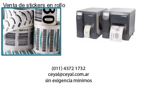 Venta de stickers en rollo