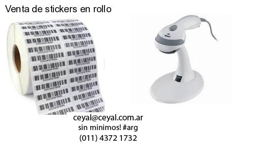 Venta de stickers en rollo