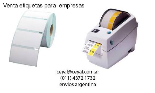 Venta etiquetas para  empresas