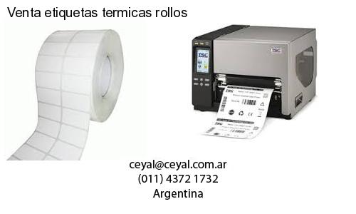 Venta etiquetas termicas rollos