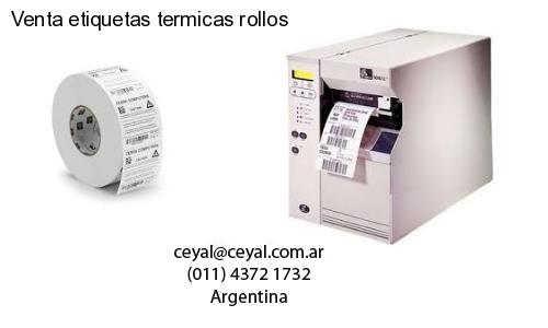 Venta etiquetas termicas rollos