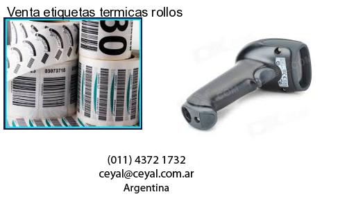 Venta etiquetas termicas rollos