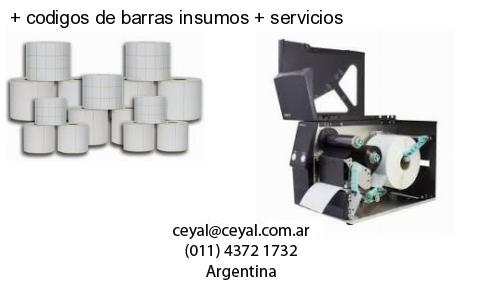   codigos de barras insumos   servicios