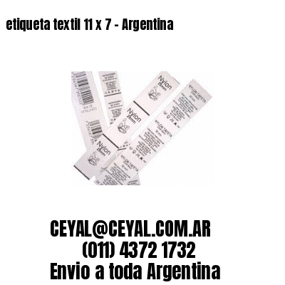 etiqueta textil 11 x 7 – Argentina