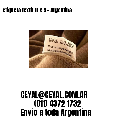 etiqueta textil 11 x 9 – Argentina