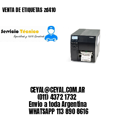 VENTA DE ETIQUETAS zd410