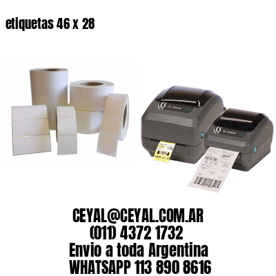 etiquetas 46 x 28