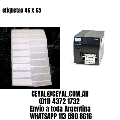 etiquetas 46 x 65