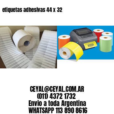 etiquetas adhesivas 44 x 32