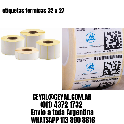 etiquetas termicas 32 x 27