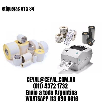 etiquetas 61 x 34