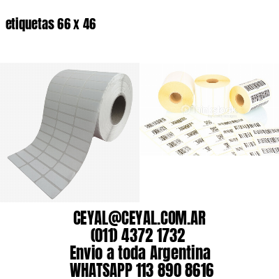 etiquetas 66 x 46