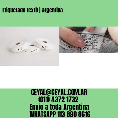 Etiquetado textil | argentina