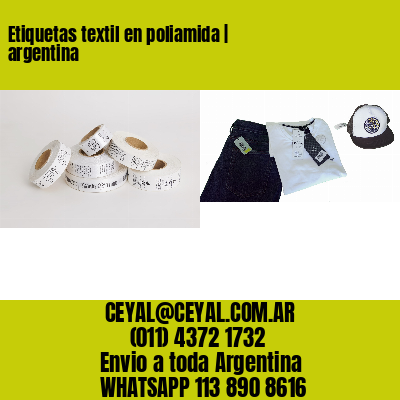 Etiquetas textil en poliamida | argentina