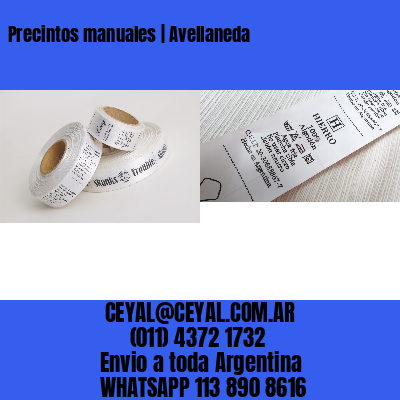 Precintos manuales | Avellaneda