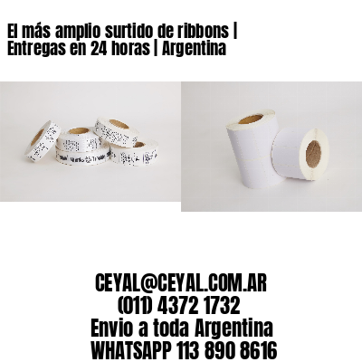 El más amplio surtido de ribbons | Entregas en 24 horas | Argentina