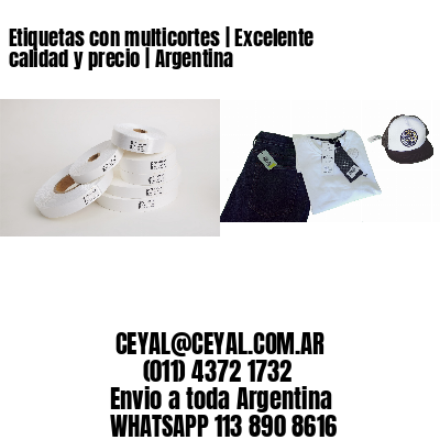 Etiquetas con multicortes | Excelente calidad y precio | Argentina