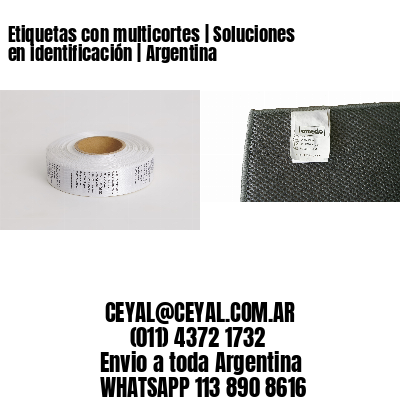 Etiquetas con multicortes | Soluciones en identificación | Argentina