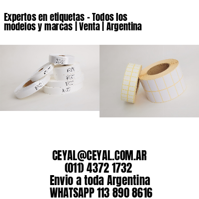 Expertos en etiquetas – Todos los modelos y marcas | Venta | Argentina