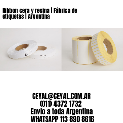 Ribbon cera y resina | Fábrica de etiquetas | Argentina