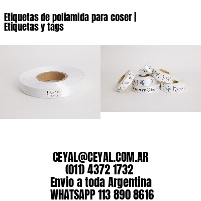Etiquetas de poliamida para coser | Etiquetas y tags
