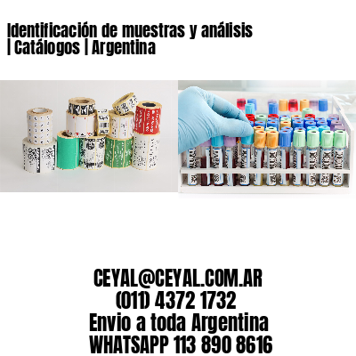 Identificación de muestras y análisis | Catálogos | Argentina