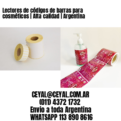 Lectores de códigos de barras para cosméticos | Alta calidad | Argentina