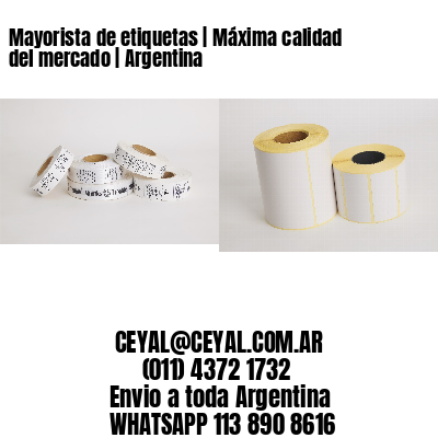 Mayorista de etiquetas | Máxima calidad del mercado | Argentina