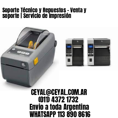 Soporte Técnico y Repuestos – Venta y soporte | Servicio de impresión