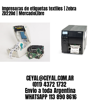 Impresoras de etiquetas textiles | Zebra ZD220d | MercadoLibre