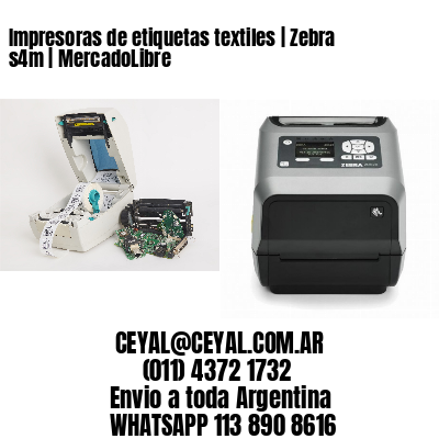 Impresoras de etiquetas textiles | Zebra s4m | MercadoLibre