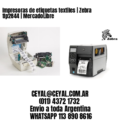 Impresoras de etiquetas textiles | Zebra tlp2844 | MercadoLibre