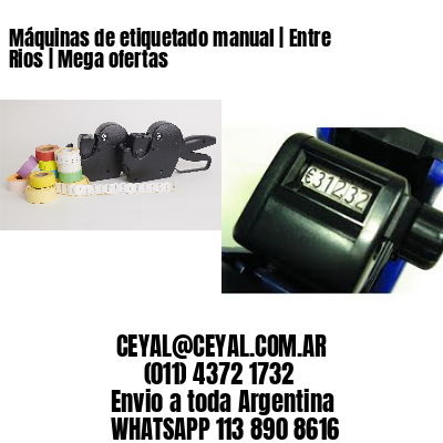 Máquinas de etiquetado manual | Entre Rios | Mega ofertas