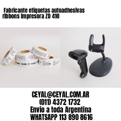 Fabricante etiquetas autoadhesivas ribbons impresora ZD 410