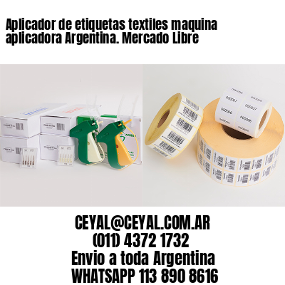 Aplicador de etiquetas textiles maquina aplicadora Argentina. Mercado Libre