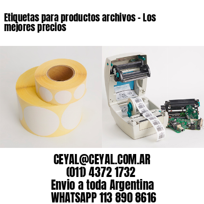 Etiquetas para productos archivos – Los mejores precios