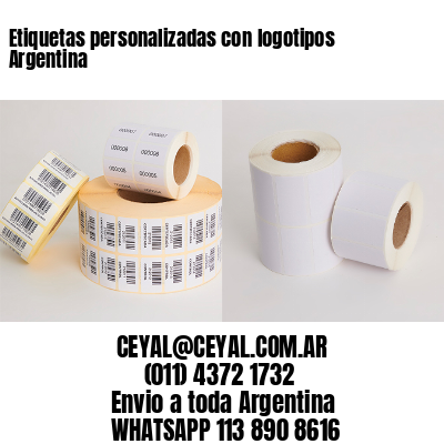 Etiquetas personalizadas con logotipos Argentina