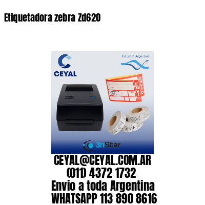 Etiquetadora zebra Zd620