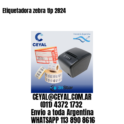 Etiquetadora zebra tlp 2824
