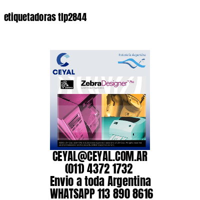 etiquetadoras tlp2844
