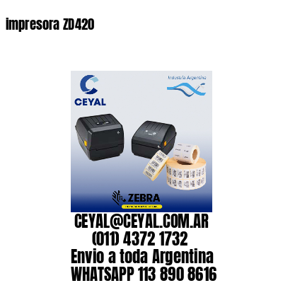 impresora ZD420